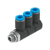 Fittings, Couplings, and Distributors - 2171-QSLV3-1/8-6-ND - DigiKey