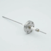 Power Feedthrough, 14,000 Volts, 3 Amps, 1 Pin, 0.094″ Stainless Steel Conductor, 1.33″ Conflat Flange - A0043-1-CF - MPF Products, INC.