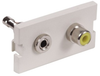 Datacommunication Face Plate with Jack - IMRSJ1OW - Hubbell Incorporated