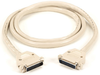 25-ft RS232 Unshielded Cable Plastic Hood DB25 M/M 25-Conductor -- ECM25T-0025-MM - Image