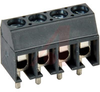 TERMINAL BLOCK;PCB;FRNT ENTRY;6A/300V;28-16AWG;4 POLES - 70077405 - Allied Electronics, Inc.