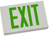 Brady Steel Rectangle White Exit Sign - 12.25 in Width x 7.5 in Height - Neon - TEXT: EXIT - 56907 - 754476-56907 - R. S. Hughes Company, Inc.