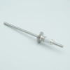 Power Feedthrough, 12000 Volts, 93 Amps, 1 Pin, 0.25″ Molybdenum Conductor, 1.18″ QF / KF Flange - A0117-7-QF - MPF Products, INC.