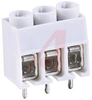 connector,pcb terminal block,5mm(.197)pitch,upright,15a,250v,3 contact - 70151243 - Allied Electronics, Inc.