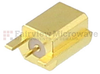 Mini SMP Male (Plug) Smooth Bore PCB Connector End Launch, Solder - SC5413 - Fairview Microwave Inc.