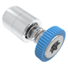 Captive Screw, 4-40 Thread, Press-in, TORX®, Knurled Blue Knob - 52-15-51-4-008 - Southco