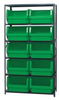 Quantum Magnum Bin Steel Shelving Units - 52974 - U.S. Plastic Corporation