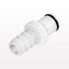 PLC Series Coupling Insert, Straight Thru Acetal In-Line Hose Barb - PLC22006 - Qosina Corp.