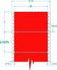 Fluorescent Address Label - Pinfeed - 162101 - Western Numerical Control