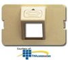 ICC 1-Port Angled Elite Bezel - IC108BA1 - TelephoneStuff.com