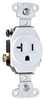 Duplex/Single Receptacle -- 5351-W - Image