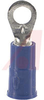 Terminal; Ring Tongue; ETP Copper; 16-14 AWG; 6 mm; 0.17 in.; Tin; Vinyl - 70113653 - Allied Electronics, Inc.