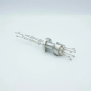 Thermocouple Feedthrough, Type N, 3 Pairs, Screw-type Connector, 1.33″ Conflat Flange - A0791-3-CF - MPF Products, INC.