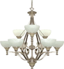 60-1092 Mid. Chandeliers-Glass Up - 754903 - Capital Lighting, Inc.