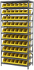 Shelving, Steel Shelving Kit, 18x36x79, 10 Bins - AS1879318Y - Akro-Mils, Inc.
