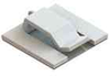 Flat Cable Clamp - Adhesive Mount, One Arm, Tension - CFCCS-8-01A - Essentra Components