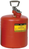 Eagle Red HDPE 5 gal Safety Can - 17 in Height - 12 1/2 in Overall Diameter - 048441-23551 - 048441-23551 - R. S. Hughes Company, Inc.