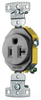 Duplex/Single Receptacle - RR201GY - Hubbell Incorporated