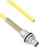 Halogen Free Cable Assembly TRB Insulated Bulk Head 3-Lug Cable Jack with Bend Relief to Blunt .245