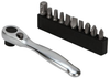 1/4 Dr Mini Ratchet W/ Bits Rohs Compliant Performance Tools - 28AH0345 - Newark, An Avnet Company