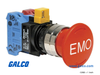 IDEC Pushbutton Non-Illuminated - HW4B-V4F20-R-EMO-2 - Galco Industrial Electronics