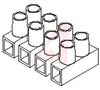 SERIES 39100 TWO-SCREW TERMINAL STRIP 8.00MM (.315) 300V - 70191204 - Allied Electronics, Inc.