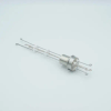 Thermocouple Feedthrough, Type N, 2 Pairs, Screw-type Connector, 0.75″ Dia Stainless Steel Weld Adapter - A0411-3-W - MPF Products, INC.
