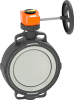Valves - Plastic-Valves - butterfly-Valves - double-eccentric -- 163567042 - Image