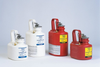 Eagle Red HDPE 1/2 gal Safety Can - 9 1/2 in Height - 6 in Overall Diameter - 048441-26000 - 048441-26000 - R. S. Hughes Company, Inc.