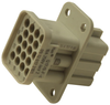 Rectangular Insert, Receptacle, Q 17/0, 17+ Ground; Product Range Harting - 29H1460 - Newark, An Avnet Company