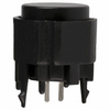 SWITCH PUSH SPST-NO 0.1A 30V -- 174-K12P BK 1.5 5N - Image