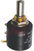 Pot;Wirewound;Rest 100 Ohms;Panel;3 Turns;Pwr-Rtg 1W;Shaft Dia 0.25in - 70089276 - Allied Electronics, Inc.