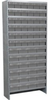 Akro-Mils 6500 lb Adjustable Gray Powder Coated Steel 22 ga Enclosed Adjustable Fixed Shelving System - 24 Bins, 36 Bins - 6500 lb Total Capacity - ASC1879AST GREY -- ASC1879AST GREY - Image