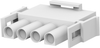 Plug Housing, 4Pos, 6.35Mm, Natural; Product Range Amp Te Connectivity - 13H1850 - Newark, An Avnet Company