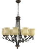 6078-8-44 Mid. Chandeliers-Glass Up - 473325 - Capital Lighting, Inc.