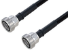 Fire Rated 7/16 DIN Female to 7/16 DIN Female Low PIM Cable 24 Inch Length Using SPF-375 Coax Using Times Microwave Parts - PE3C6510-24 - Pasternack