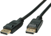 Audio Cable, Displayport Plug, 1M, Black; Connector To Connector Roline - 43AC9867 - Newark, An Avnet Company