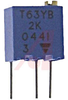 Trimmer;Cermet;Rest 2 Kilohms;PCB;Linear;Pwr-Rtg 0.25W;Dim 6.8mmLx6.8mmWx5mmH - 70218594 - Allied Electronics, Inc.