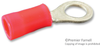 Terminal, Ring Tongue, #10, Crimp, Red; Stud Size - Metric Amp - Te Connectivity - 66H7043 - Newark, An Avnet Company
