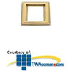 Hubbell 1-Gang Clear Polycarbonate Carpet Flange - S3083 - TelephoneStuff.com