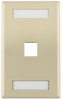 Faceplate, 1Port, Abs, Ivory; Accessory Type Hellermanntyton - 75Y0897 - Newark, An Avnet Company