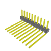 Headers, Male Pins - 612-TSW-110-12-S-S-RA-ND - DigiKey