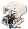Hubbell Infin-e-Station Surface Mount Box - 2 Ports - ISM2 - TelephoneStuff.com