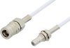 SMB Plug to SMB Jack Bulkhead Cable 72 Inch Length Using RG196 Coax - PE3130-72 - Pasternack