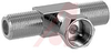 CONNECTOR,RF COAXIAL,F TEE ADAPTER,JACKTO PLUG TO JACK - 70000427 - Allied Electronics, Inc.