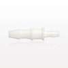 Straight Reducer Connector, Barbed, White - 65437 - Qosina Corp.