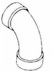 PVC DWV 90 Elbow - 430793 - Bow Plastics Ltd.