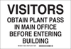 Brady B-401 High Impact Polystyrene Rectangle White Restricted Area / No Trespassing Sign - 14 in Width x 10 in Height - 22261 - 754476-22261 - R. S. Hughes Company, Inc.