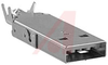 Connector; Steel; Tin; Thermoplastic; UL 94V-0; Bronze; Gold Flash over Nickel - 70183118 - Allied Electronics, Inc.