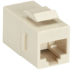 CAT5e Keystone Coupler, Straight-Pinned, Unshielded, Beige, Single-Pack - FM591 - Visual Sound, Inc.
